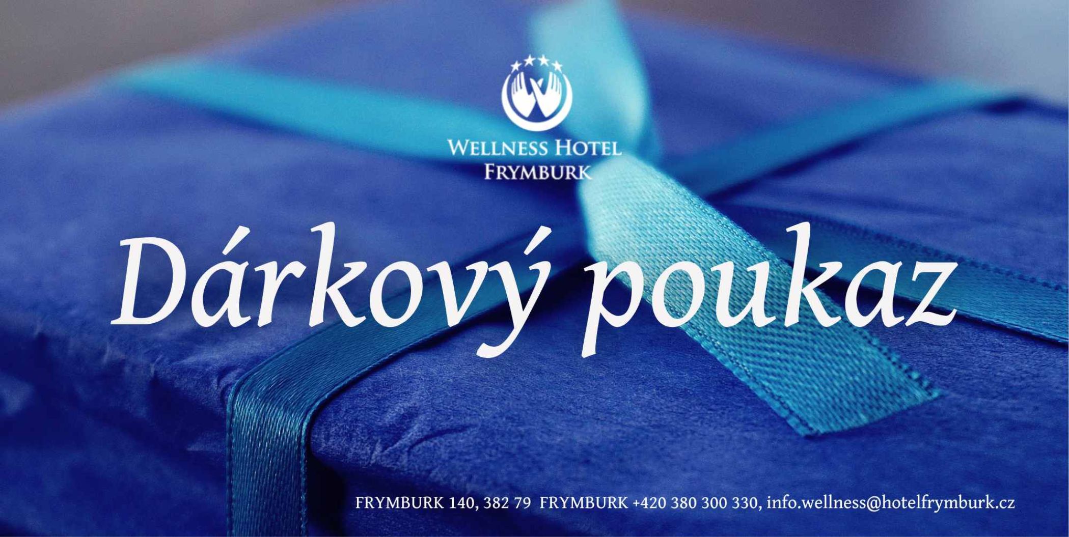 Dárkové poukazy do Wellness Hotelu Frymburk na Lipně